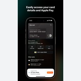Brex Official iPhone listing sequence