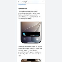 Apple Live Activities Live Activities HIG