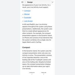 Apple Live Activities Live Activities HIG