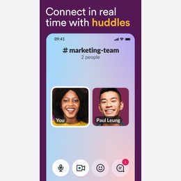 Slack Official iPhone listing sequence