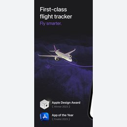 Flighty – Live Flight Tracker Official iPhone listing sequence