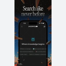 Perplexity - AI Search & Chat Official iPhone listing sequence