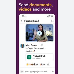 Slack Official iPhone listing sequence